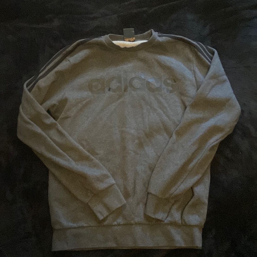 Adidas dark grey sweater
